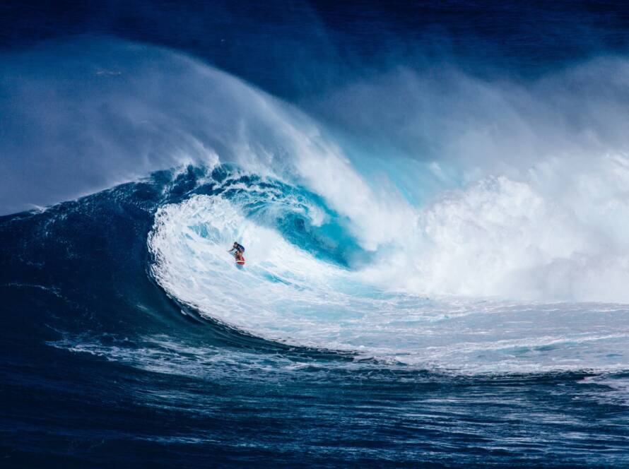 Surf en la costa de Tenerife
